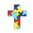 thumbnail image 4 of Autism Awareness Pins - 5PC Multi-Color Puzzle Piece Lapel Pins - Enamel Ribbon Brooches for Shirts, Jackets & Accessories - Symbol of Support & Advocacy, 4 of 7