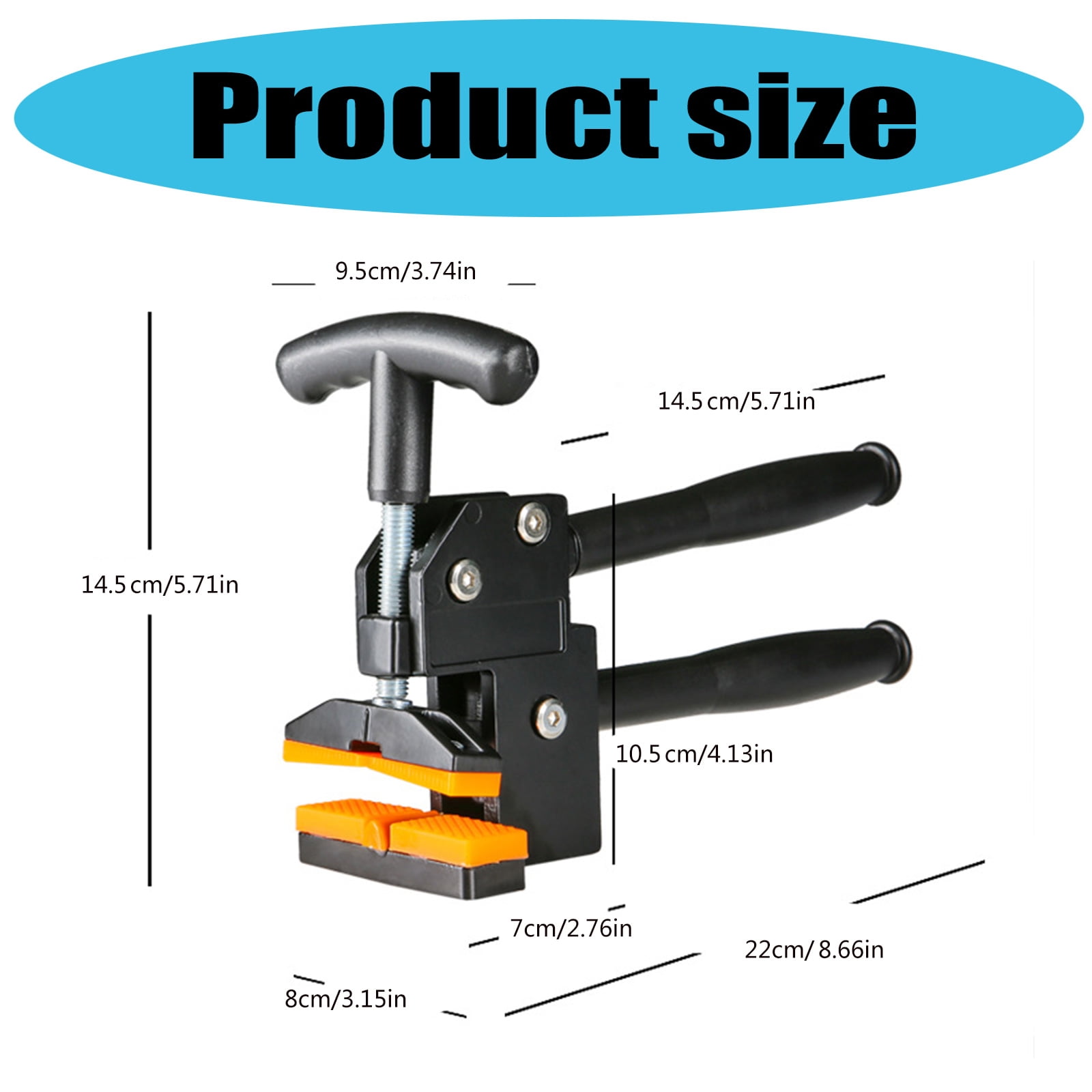RUISINERY Heavy Duty Manual Tile Cutter Pliers Glass Tile Opener Splitter for Precise and Efficient Ceramic Porcelain Cutting