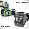 thumbnail image 2 of Escáner de película Irfora Escáner de película de 35/135 mm compatible con convertidor de película de tarjeta SD de 32G con escáner de fotos de alta resolución con pantalla LCD digital en color de 2,3 Irfora Escáner de película, 2 of 7