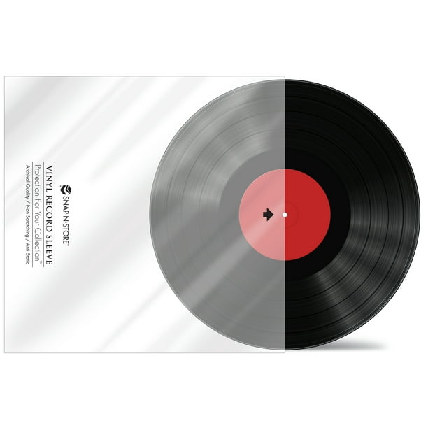 Snap N Store Vinyl Record Sleeves For Audio Turntable Records 25 Count New Condition Walmart Com Walmart Com