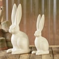 thumbnail image 3 of Jumbo Ceramic Rabbit Sculpture, 3 of 4