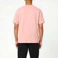 thumbnail image 5 of BVnarty Men's Solid Thin‑Knit Relaxed‑Fit Crew Neck Short Sleeve T‑Shirt, Soft Summer Streetwear Tops Pink M, 5 of 6