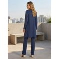 thumbnail image 3 of Conjunto Casual 3 Piezas Pantalón, Blusa y Cárdigan Cómodo y Elegante para Mujer, 3 of 5