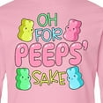 thumbnail image 4 of Inktastic Oh for Peeps' Sake Easter Bunnies Long Sleeve Youth T-Shirt, 4 of 5