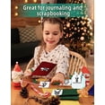 thumbnail image 2 of Mini impresora Memoqueen T02, máquina para crear pegatinas, impresora térmica de fotos de bolsillo para agendas, notas de estudio y planes de trabajo. Impresora inalámbrica de recibos compatible con i, 2 of 5