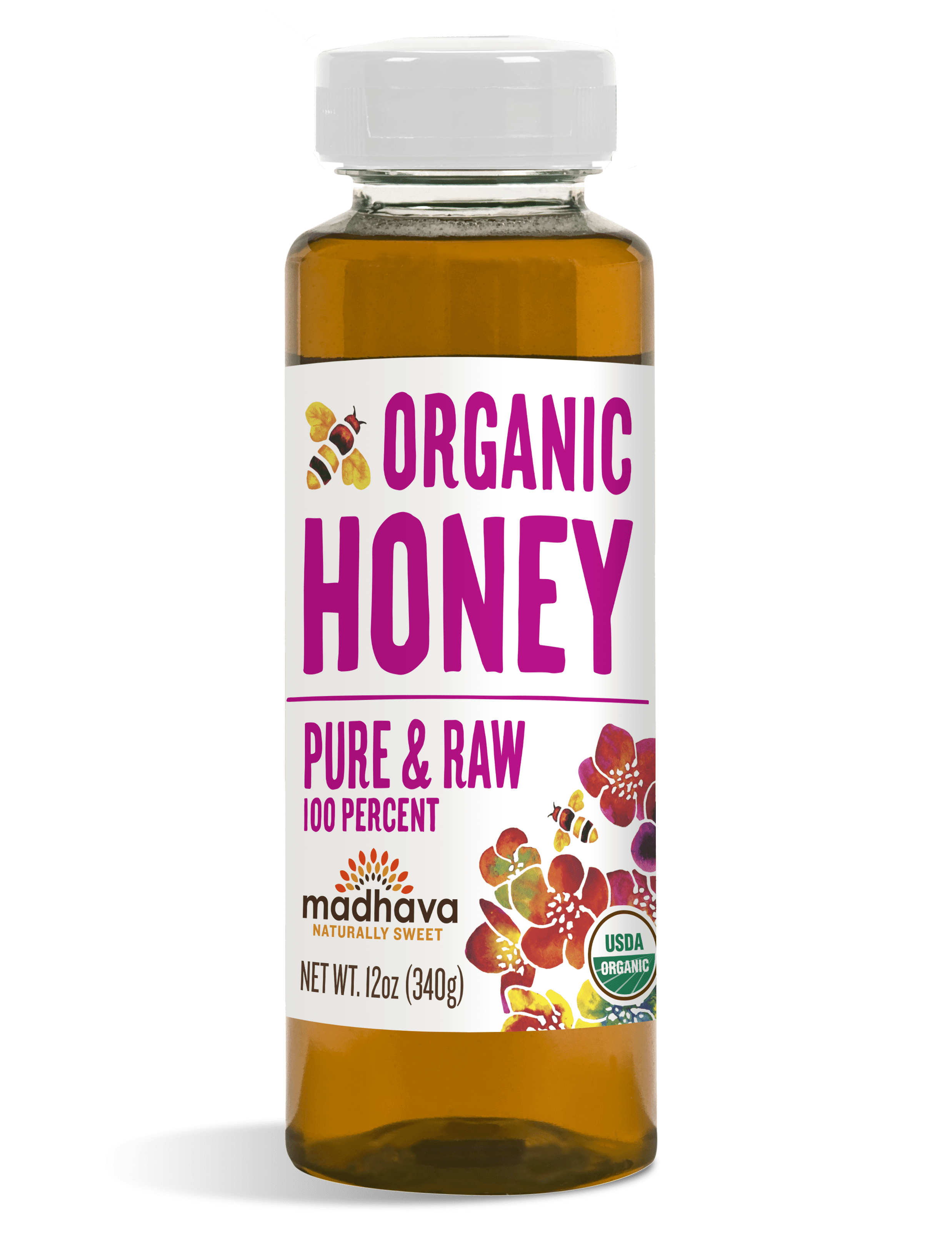 Madhava Organic Honey Squeeze 12 Oz. by Madhava Natural Sweeteners