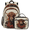 Multicolour 2, variant on Cute Large Backpack Set with Lunch Box Lightweight Water Resistant Travel Laptop Backpacks Casual Daypacks for Women Men, Elephant