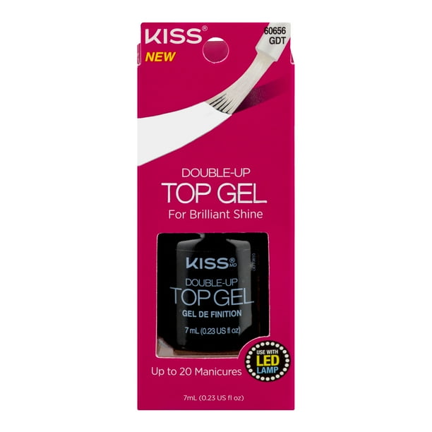 KISS DoubleUp Gel Top Coat , 1.0 Fl. Oz.