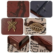 Photo Album, AIOR Scrapbook Album Memory Book DIY Retro Pendents Vintage Wedding Travel with Anniversary Birthday Gifts for Mom Lover Women Girls (Kiss)
