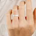 thumbnail image 4 of Pompeii 4mm Flat High Polished Wedding Band 10K White Gold (,), 4 of 4