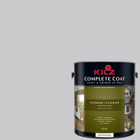 KILZ COMPLETE COAT Interior/Exterior Paint & Primer in One #RK110 (Best Primer For Nicotine Stained Walls)