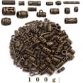 thumbnail image 2 of 100 Gram  Mixed Styles Column Spacer Beads Alloy Barrel Tube Bar Loose Charm Beads Jewelry Findings Accessories for DIY Bracelet Necklace Craft Projects,Antique Bronze, 2 of 8