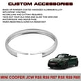 thumbnail image 5 of Xotic Tech Silver Aluminum Alloy Remote Control Key Cover Ring Rim Surrounding Compatible with Mini Cooper JCW R55 R56 R57 R58 R59 R60 R61, 5 of 8