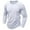 White, variant on RQYYD Henley Shirts for Men Men'S Fashion Spring and Summer Casual Long Sleeved V Neck Solid Color T Shirt Mens Cotton