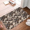 thumbnail image 4 of Yiaed Cute French Bulldog Print Flannel Doormat Mat Outdoor Indoor Door Mats, Non Slip Durable Entrance Rugs for Outside Entry, Porch, Resist Dirt, 16"x24", 4 of 7