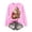 Pink A, variant on Edvintorg Sweatshirts for Women Trendy Christmas Printed Loose Casual Lightweight Sweatshirt Fashion Long Sleeve Pullover Tops