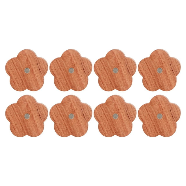 Difusor de aceite esencial para coche, difusor de Aroma de Material de palisandro compacto Simple con forma de flor de ciruelo para uso diario, 8 Uds.