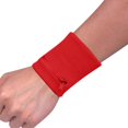 thumbnail image 1 of 2 Piezas de Muñequera Deportiva Roja Muñequera con Cremallera - Monedero para Muñeca de Tenis para Correr Monedero Grueso con Banda para el Sudor de Color Sólido para Llaves Tarjetas de Identificación, 1 of 5