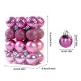 thumbnail image 3 of OUSITAID Ball Ornament 3Cm Bright Plastic Shatterproof Hanging Ball Ornament Suitable For Christmas Tree Garland Tabletop Arch Hangs, 3 of 9