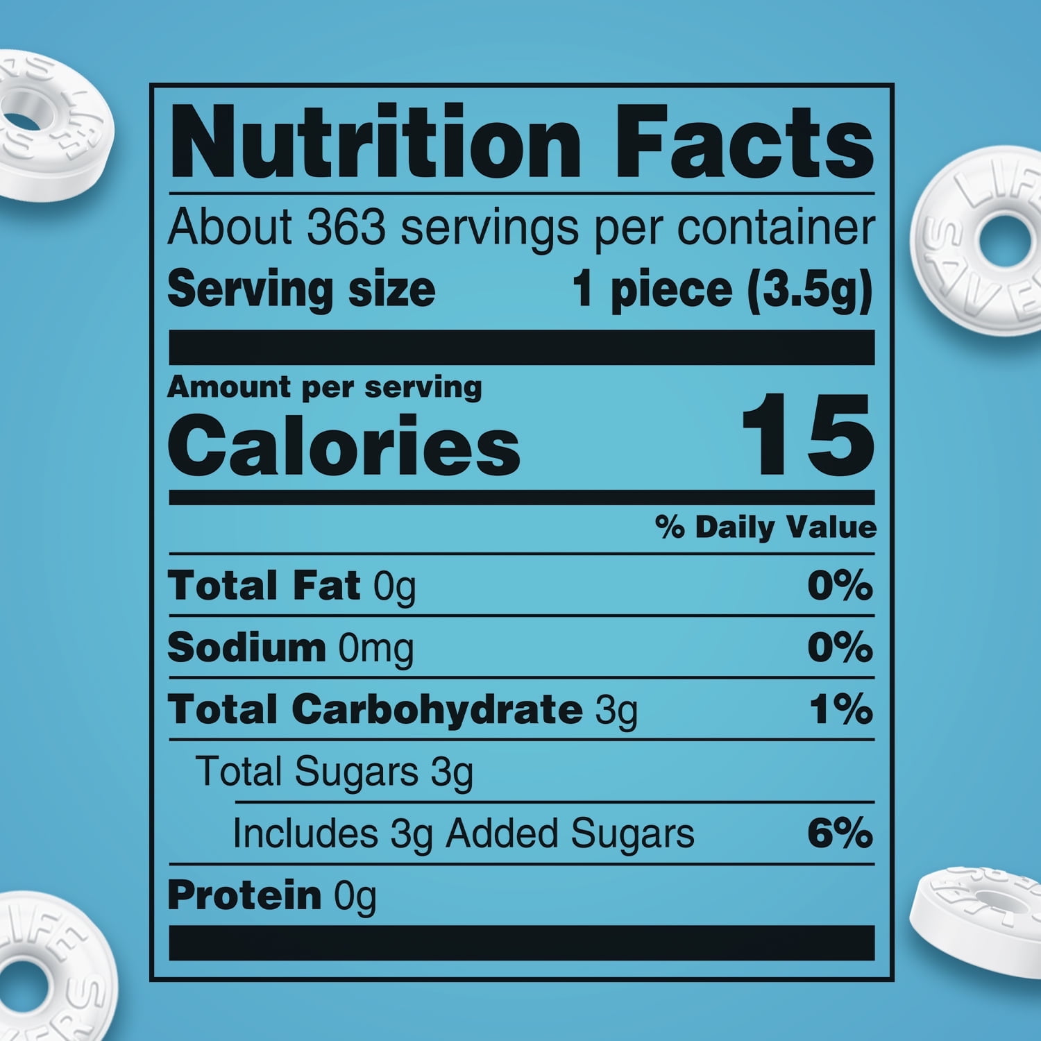 Life Savers Pep-O-Mint Breath Mints Hard Candy, Party Size - 44.93 oz