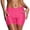 Pink, variant on EliteGoogv Swimsuit Bottoms For Women Plus Size High Waist Ruched Swim Briefs Summer Beach Pool Vacation Swimwear Purple
