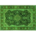 thumbnail image 1 of Ahgly Company Indoor Rectangle Persian Green Traditional Area Rugs, 2' x 3', 1 of 1