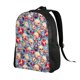 thumbnail image 2 of Disketp music Skull record Retro Mochila Unisex de Apertura Lateral Completa, Mochila para Laptop para Escuela, Trabajo y Viajes, 2 of 8