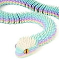 thumbnail image 6 of 2/1pcs 3D Printed Animals Snake Toys 3D Printed Articulated Snake 3D Animal Model Ornaments Home Office Desk Decor Toys Creative Festival Birthday Gifts For Frends, 6 of 6