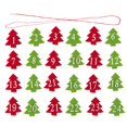 thumbnail image 1 of Clips de madera con forma de estrella y cuerdas para fotos navideñas y decoración DIY, paquete festivo de 24, 1 of 8