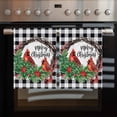 thumbnail image 2 of Christmas Cardinal Birds Kitchen Towels Set of 2, Water Absorbent Dish Towel, Xmas Holly Leaves Branch Berries Decorative Hand Towels - Quick Drying Cloth for Cooking Baking, 18x28 Inch, 2 of 8