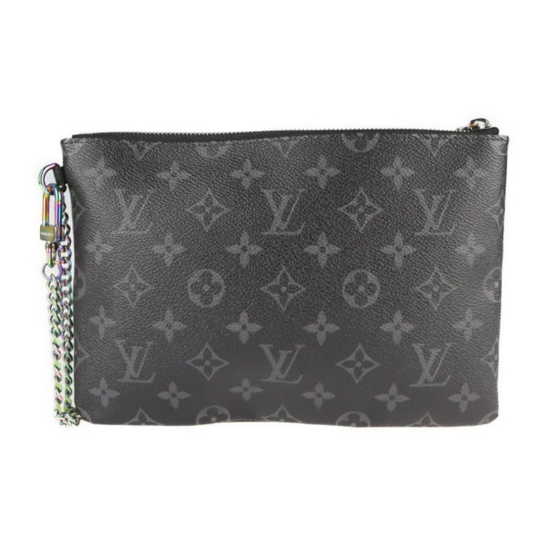 New! Auth Louis Vuitton Clutch Bag, iPad Case etc..Fondation Exclusive /  Gray