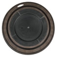 thumbnail image 6 of Expert Gardener 18" × 18" × 12" Whiskey Barrel Walnut Brown 100% Recycled Resin Hose Pot with Removable Drainage Plug, 6 of 9