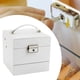 thumbnail image 1 of Caja de almacenamiento de joyas Hugo Blanco Bandeja extraíble, 1 of 10