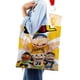thumbnail image 4 of Jeffy SML the Rapper Bolso de tela con estampado de lienzo para mujer, bolsa de compras reutilizable y estética, con cremallera interior, regalo para mujer,38*45cm., 4 of 6