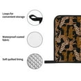thumbnail image 4 of Cauagu Leopard Print Print Oven Mitts and Pot Holders 4 pcs Set,Extra Thicken Long Kitchen Oven Glove Potholders BBQ Gloves-Oven Mitts and Pot Holders(11 Inch), 4 of 6