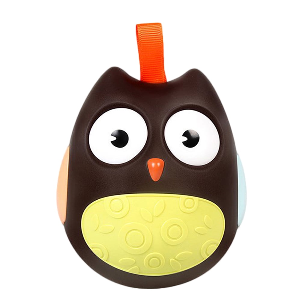 Funny Owl Tumbler Rattle Toys For Baby Roly-poly Toddler Stroller For Kids Gift 
