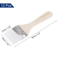 thumbnail image 2 of Uxcell 6" Paint Brush 2" Width Soft Nylon Bristle with Wood Handle White 12Pcs, 2 of 5