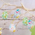 thumbnail image 4 of KCEHTA 6 Pcs Easter Eggs Decorations, Colorful Plastic Easter Eggs, Small Easter Egg Ornaments, Hanging Easter Eggs for Tree, Decorative Easter Eggs for Home Decor DIY Crafts Party Favors, 4 of 6