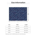 thumbnail image 5 of Uemuo Colorful Stars Printed Throw Blanket for Couch, Fluffy Fuzzy Blankets for Bed, Sofa, Cozy Flannel Faux Fur Blanket-40"x30", 5 of 6