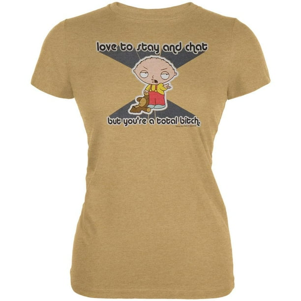 Family Guy Family Guy Love To Chat Juniors T Shirt X Large Walmart Com Walmart Com