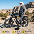 thumbnail image 3 of HOVSCO Gtrs Electric Bike for Adults, 20'' Fat Tire, 750W Peak 1500 W Motor E Mountain Bike, 48V 15AH Tested to UL2849 Standard by SGS, Hydraulic Disc Brakes, 3 of 11