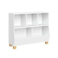 thumbnail image 3 of RiverRidge Kids Catch-All 35in Cubby Bookshelf and Toy Bin Storage Organizer - White, 3 of 11