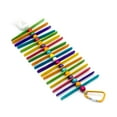 thumbnail image 3 of 5 Pieces Bird Toys Set Parrot Swing Toy Colorful Chewing Hanging Swing Perch Rattan Ball for Conure Finch Mynah Lovebird, 3 of 10