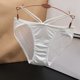 thumbnail image 2 of Braguitas de encaje de cintura baja para mujer - Ropa interior de algodón de color liso, sin aros, ajuste cómodo, para el día a día/el trabajo (M-XL), 2 of 3