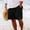 Black, variant on Qiggri Men's Linen Shorts Casual Elastic Waist Drawstring Summer Beach Vacation Yoga Golf Shorts with Pockets