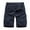 Dark Blue, variant on Kvture Men's Cotton Plus Size Cargo Shorts Multi-Pockets Solid Color Shorts Summer Loose Lightweight Beach Shorts Work Pants Army Green XXL
