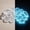 🍀Clear_Hot#317, variant on Star Shaped Glow in the Dark Pebbles, 300 Pcs Luminous Clear Plastic Rocks for Aquarium and Garden Landscape Decoration