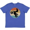 thumbnail image 3 of Inktastic Dirt Biking Motocross Retro Youth T-Shirt, 3 of 5