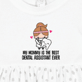 thumbnail image 4 of Inktastic Dental Assistant Mommy Girls Baby Dress, 4 of 5
