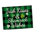 thumbnail image 2 of KCEHTA St Patricks Day Placemats Green Shamrock Spring Place Mats for Party Kitchen Dining Table, 2 of 6